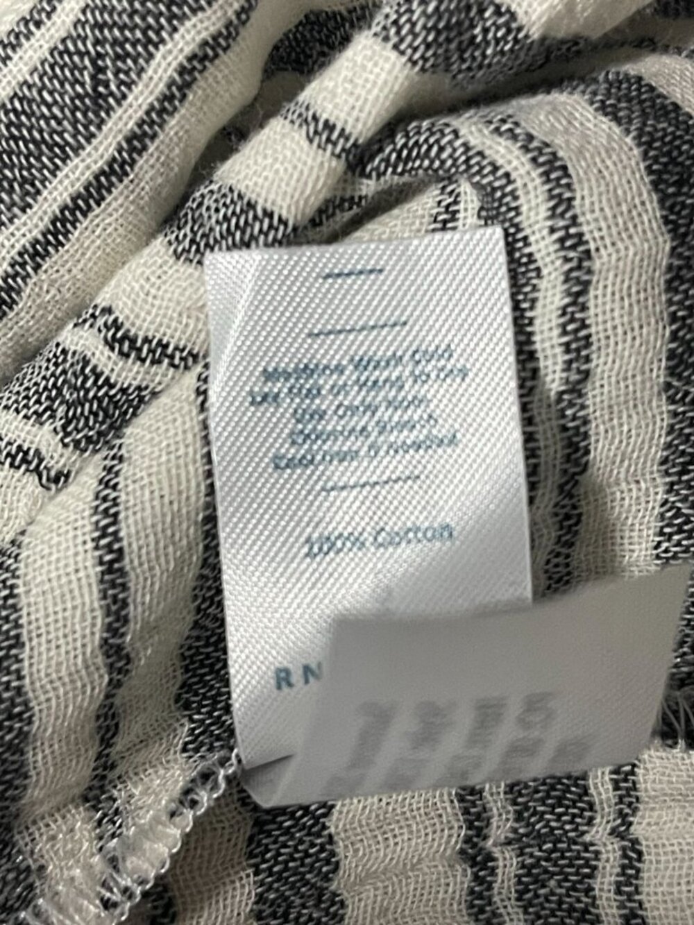 Marine Layer Corinne Double Cloth Maxi Dress XL Black & White Striped Sleeveless - Picture 8 of 9